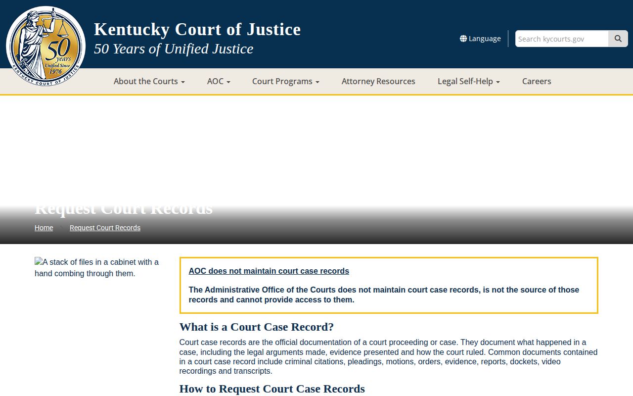Muhlenberg County released inmate court record request